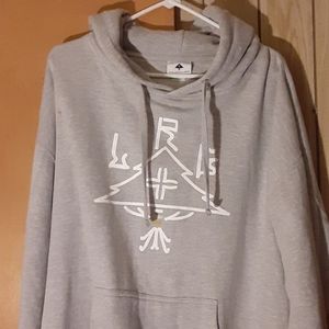 2xl hoodie lrg heather gray